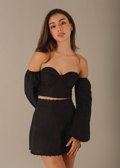 GIHON TOP BLACK