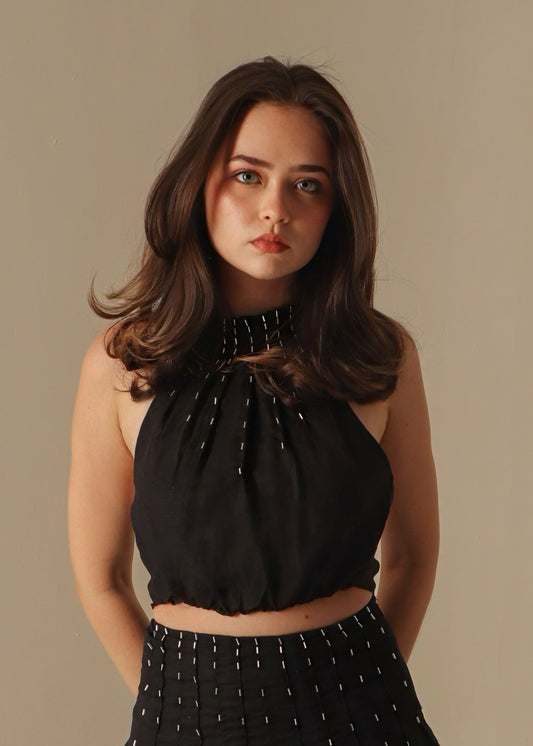 LLUVIA TOP BLACK