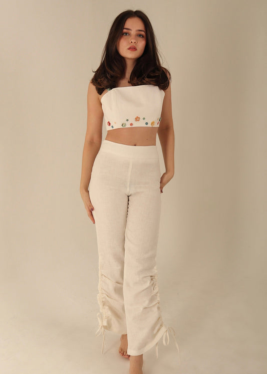 GIHON PANTS WHITE