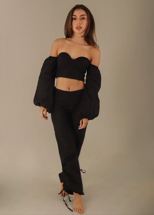 GIHON SET PANTS BLACK