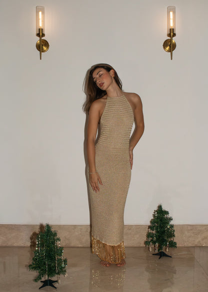 SHEBA DRESS GOLD